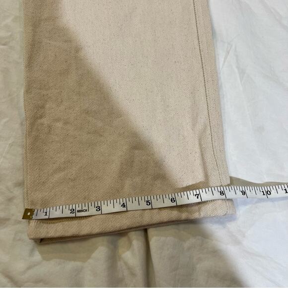 White Fox Off White Canvas straight Leg Cargo pants sz XL - Picture 11 of 14